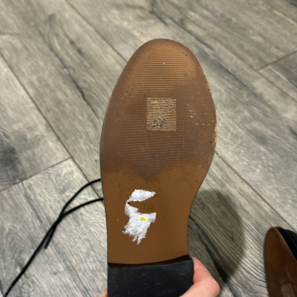 • Madewell • Women’s Kellie Combat Style Lace Up Boots Black Leather  7.5 - Picture 7 of 7